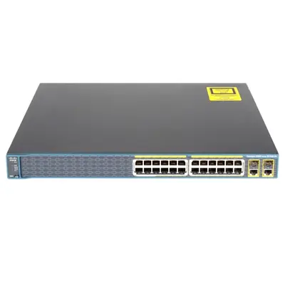 Cisco WS-C2960-24PC-S-RF | Catalyst 2960 Series 2960-24PC 24 x RJ-45 Ports PoE 10/100Base-TX + 2 x Dual-Personality SFP Uplin...