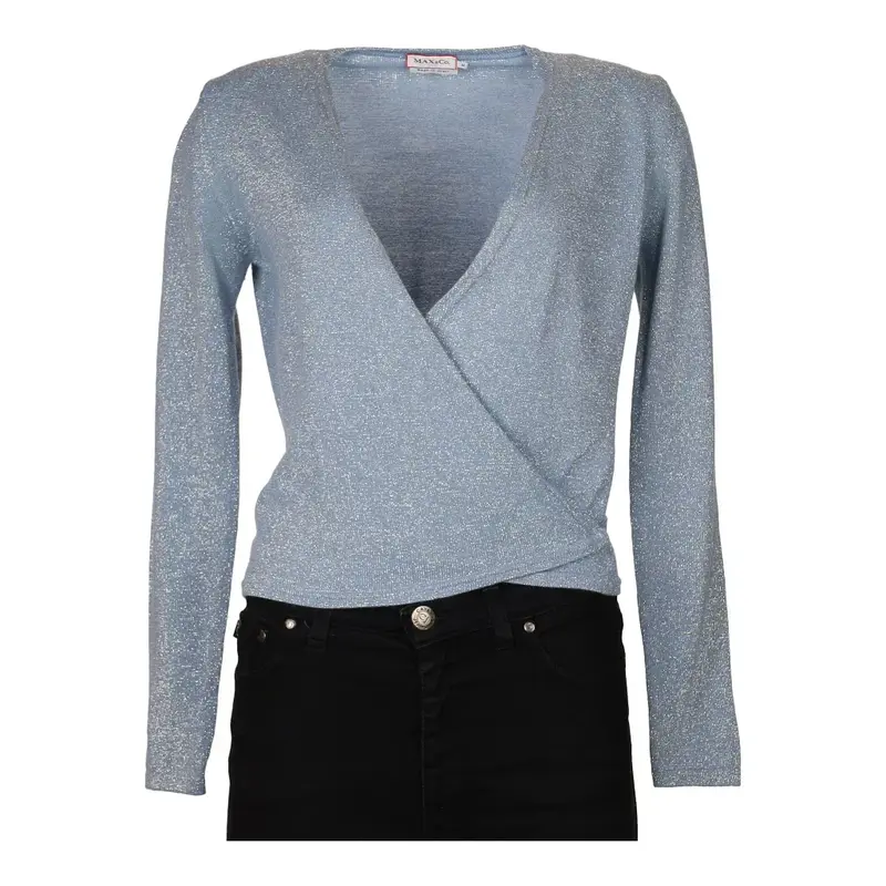 Max Mara Cardigan - Medium Blue Wool Blend