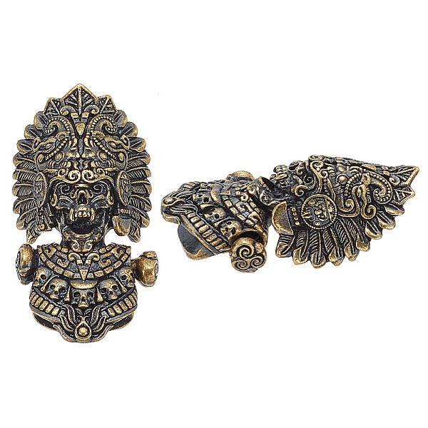 1Pc Tibetan Style Brass Shackle Clasps
