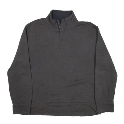 NAUTICA Sweatshirt Grey 1/4 Zip Mens L