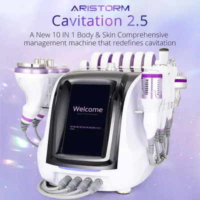 Aristorm 40K Cavitation Vacuum RF Body Slimming Skin Tightening Machine for Spa Salon Studio Home Use | LS-9XD1SB