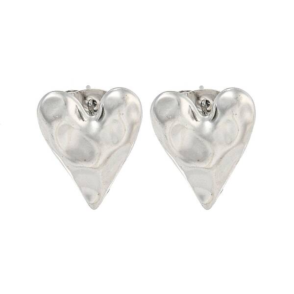 Non-Tarnish Heart 304 Stainless Steel Ear Studs