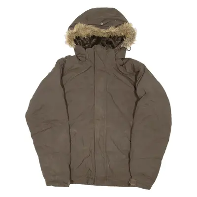 COLUMBIA Mens Jacket Green Nylon Hooded M