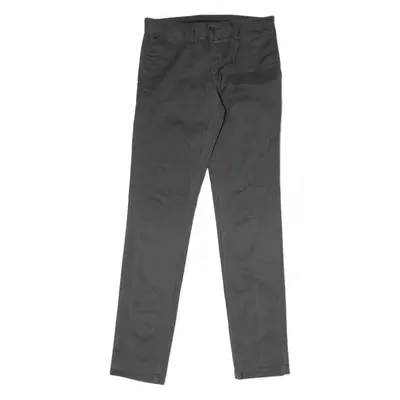 CARHARTT WIP Sid Mens Twill Trousers Grey Regular Straight W30 L34