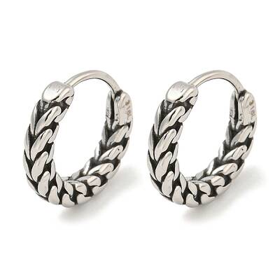 316 Surgical Stainless Steel Hoop Earrings for Women and Men