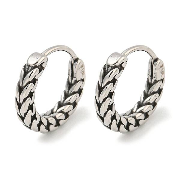 316 Surgical Stainless Steel Hoop Earrings for Women and Men