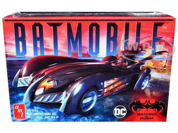 Skill 2 Model Kit Batmobile Batman & Robin (1997) Movie 1/25 Scale Model by AMT