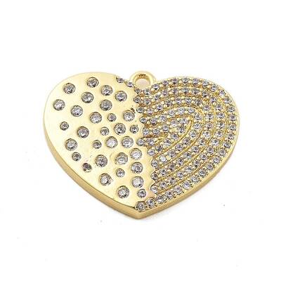 Brass Micro Pave Cubic Zirconia Pendant