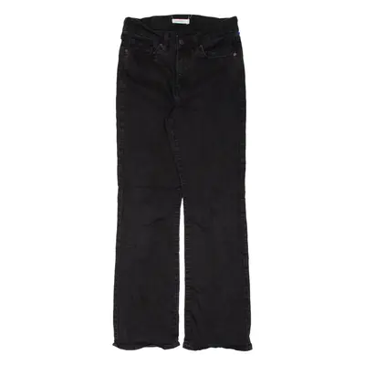 LEVI'S Womens Jeans Black Slim Bootcut W28 L30
