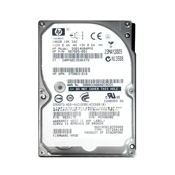 0B24176 Hitachi 146GB 6Gb/s SAS 10000 2.5-inch 64MB Hard Drive