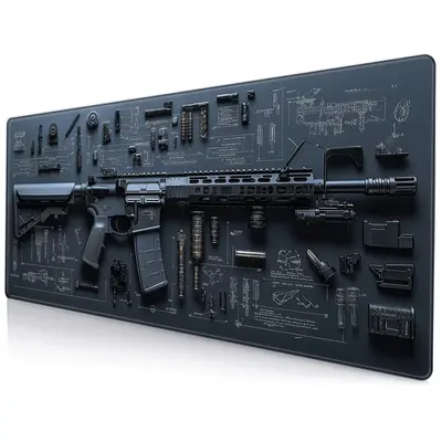 BHJLAXR Creative Mouse Pad, 1 Count Rectangular Mouse Pad with Rubber Base, Non Slip Washable Mouse Pad, Decorative Mouse Mat...