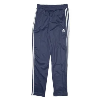 ADIDAS Mens Track Pants Blue Tapered S W26 L30