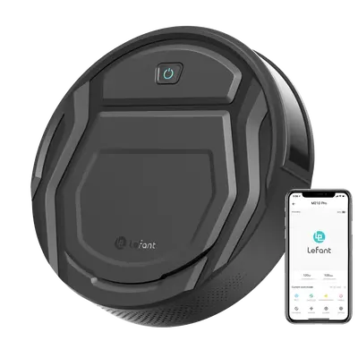 Lefant M210 Pro Robot Vacuum Cleaner – 2200Pa Suction, 120 Mins Runtime, Wi-Fi(2.4GHz ONLY)/App/Voice Control, Ideal for Ha...