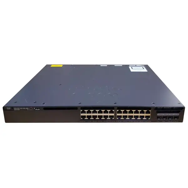 Cisco WS-C3650-24PWD-S | Catalyst 3650 Series 3650-24PWD 24 x RJ-45 ports PoE+ 10/100/1000Base-T + 2 x SFP+ Uplink Ports Laye...