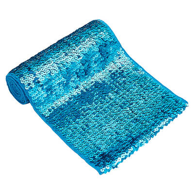 Polyester & PET Reversible Sequin Fabric