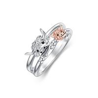 Personalized Highland Cow Ring 925 Sterling Silver Statement Rings Gift For Women Girls highland  cow highland cow Springtok