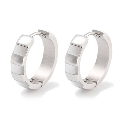 304 Stainless Steel Hoop Earrings