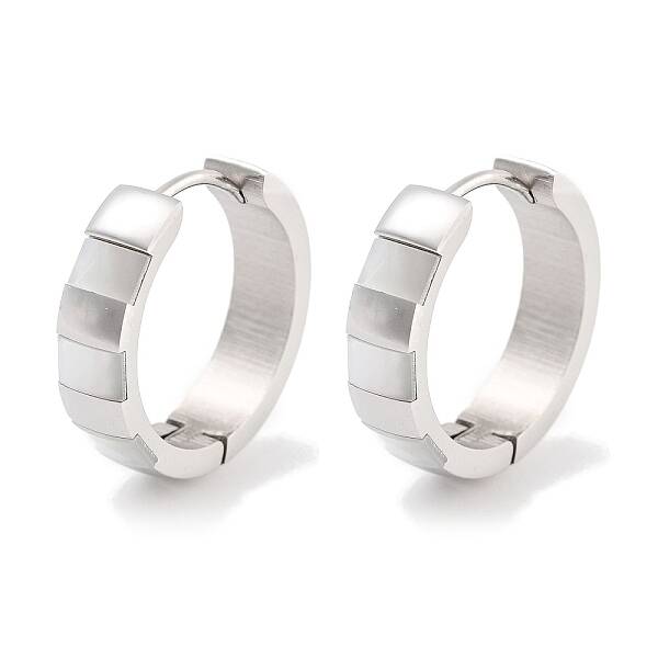 304 Stainless Steel Hoop Earrings