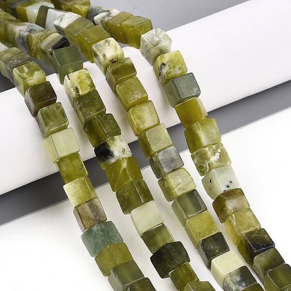 Natural Xiuyan Jade Beads Strands