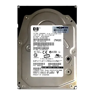 321499R-002 HP 72.8GB Ultra-320 SCSI 15000 3.5-inch Hard Drive