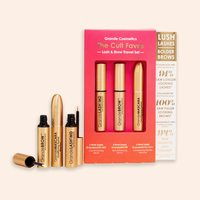 The Cult Faves Lash & Brow Starter Set - GrandeLASH-MD, GrandeBROW, and GrandeMASCARA