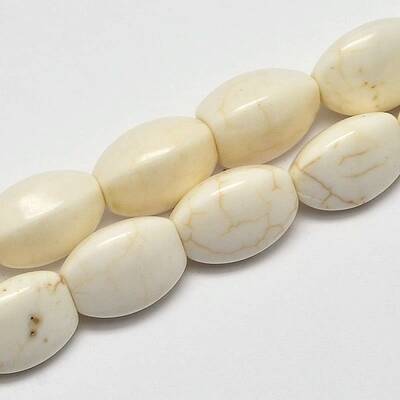 Triangle Natural Magnesite Beads Strands