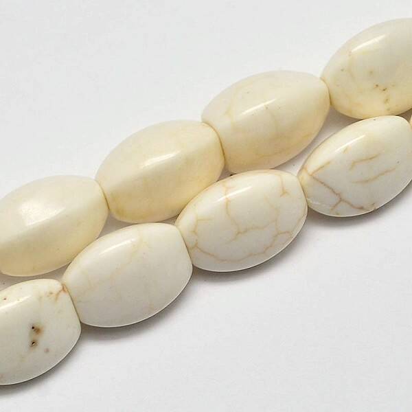 Triangle Natural Magnesite Beads Strands