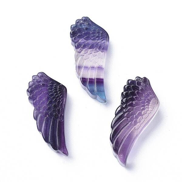 Carved Natural Fluorite Pendants