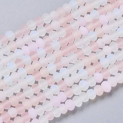 Faceted Glass Beads Strands