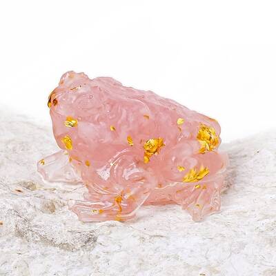 Natural Rose Quartz Display Decorations