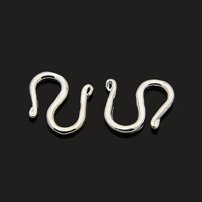 Brass S-Hook Clasps