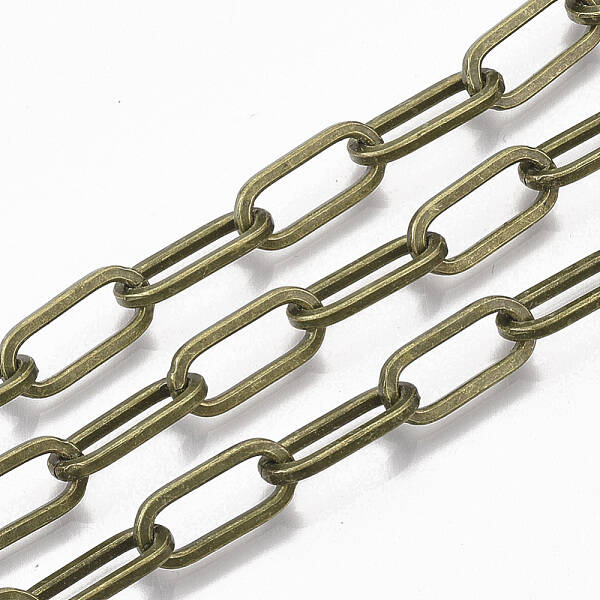 Unwelded Iron Paperclip Chains