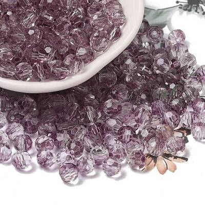 Transparent Colours Glass Round Beads