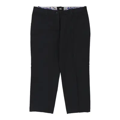 Dolce & Gabbana Trousers - 36W UK 14 Black Cotton