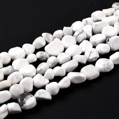 Natural Howlite Beads Strands