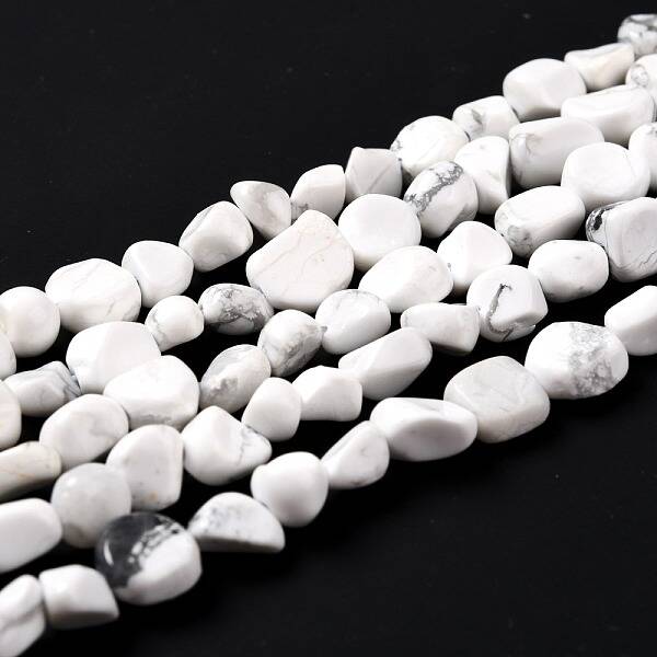 Natural Howlite Beads Strands