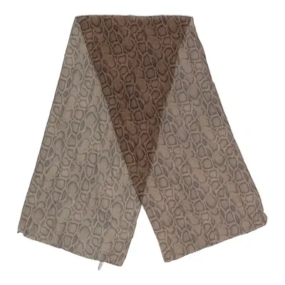 Unbranded Animal Print Scarf - No Size Brown Polyester
