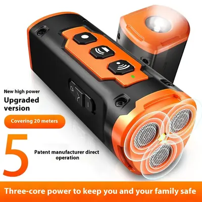 Ultrasonic Dog Repeller  Bark Stopper，Dog repellent device， Dog Bite Prevention  Cat Repellent Safe & Effective Pest Cont...