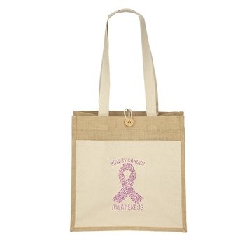 150 Custom Izzy Sparkle Tote Bag - Laminated Interior & Cotton ...
