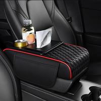 Car Center Console Armrest Storage Box, Multifunctional Car Armrest Storage Box with Universal Cup Holder, Automotive Interio...