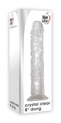 Crystal Clear 8 Inch Dong
