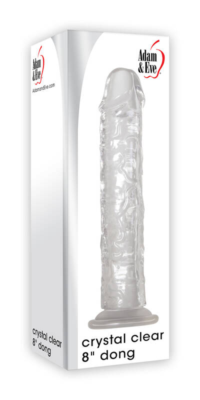 Crystal Clear 8 Inch Dong