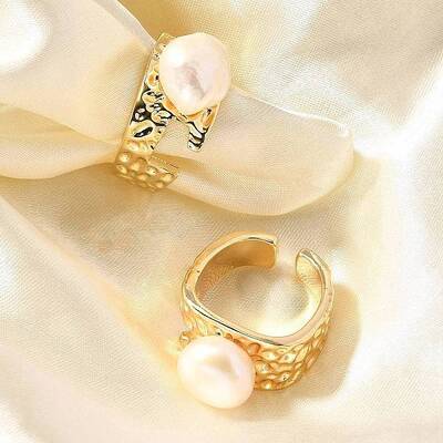 Natural Pearl Finger Rings