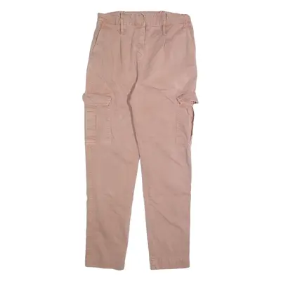 BODEN Cargo Womens Trousers Pink Regular Tapered W30 L30