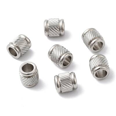 Non-Tarnish 202 Stainless Steel European Beads