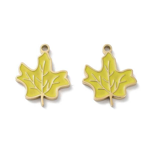 Ion Plating(IP) 304 Stainless Steel Enamel Pendants