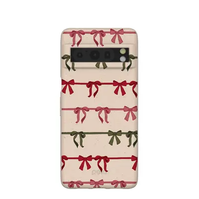 Seashell Holiday Bows Google Pixel 8 Pro Case