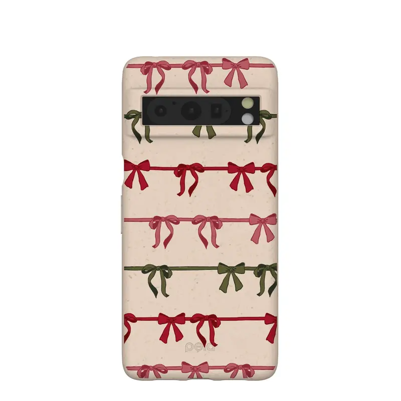 Seashell Holiday Bows Google Pixel 8 Pro Case