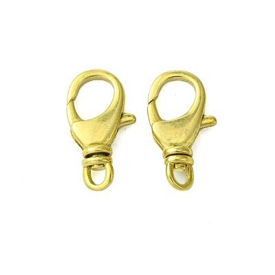 Brass Lobster Claw Clasps