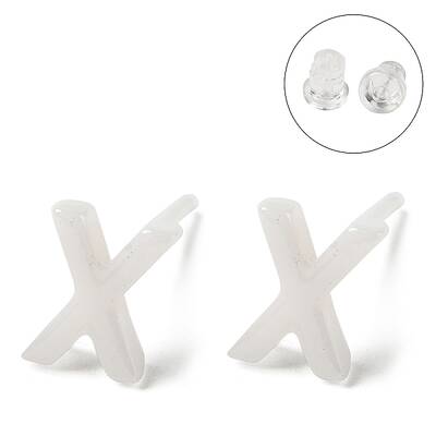 Hypoallergenic Bioceramics Zirconia Ceramic Stud Earrings